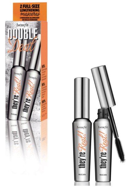 Double Deal They're Real Mascara Booster Set (Grade A)